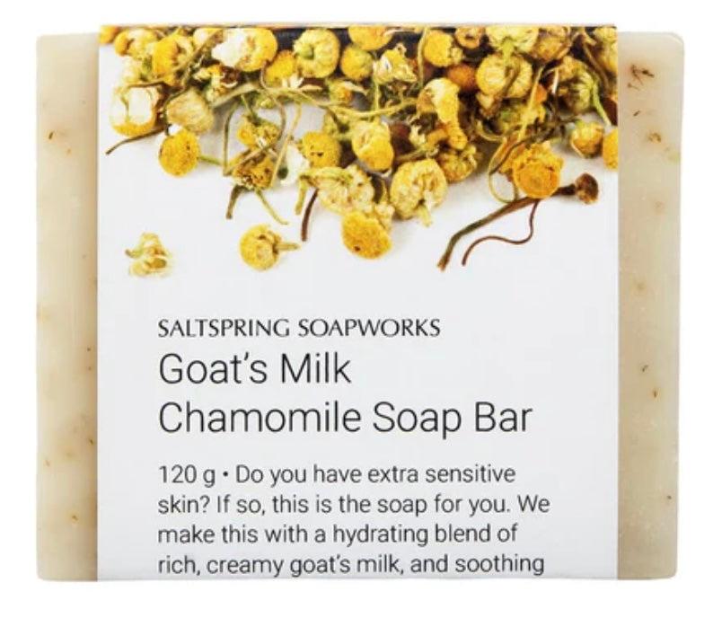 Saltspring Soapworks - Goat’s Milk Chamomile Soap Bar