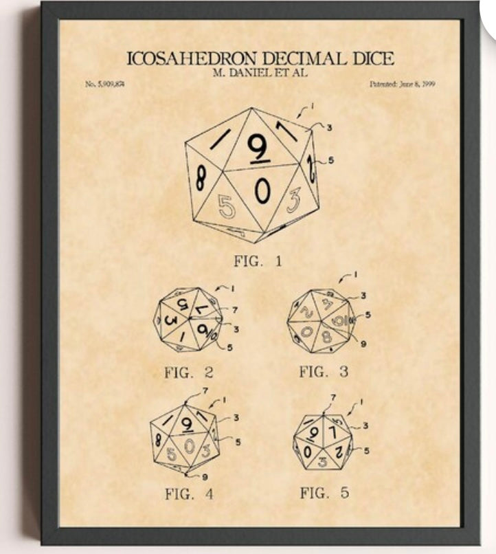 Damon D Chan - Icosahedron Decimal Dice