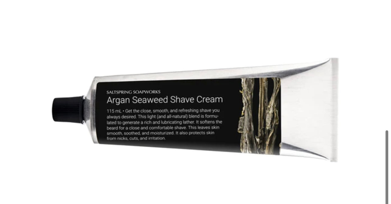 Saltspring Soapworks - Agar Seaweed Shave Cream