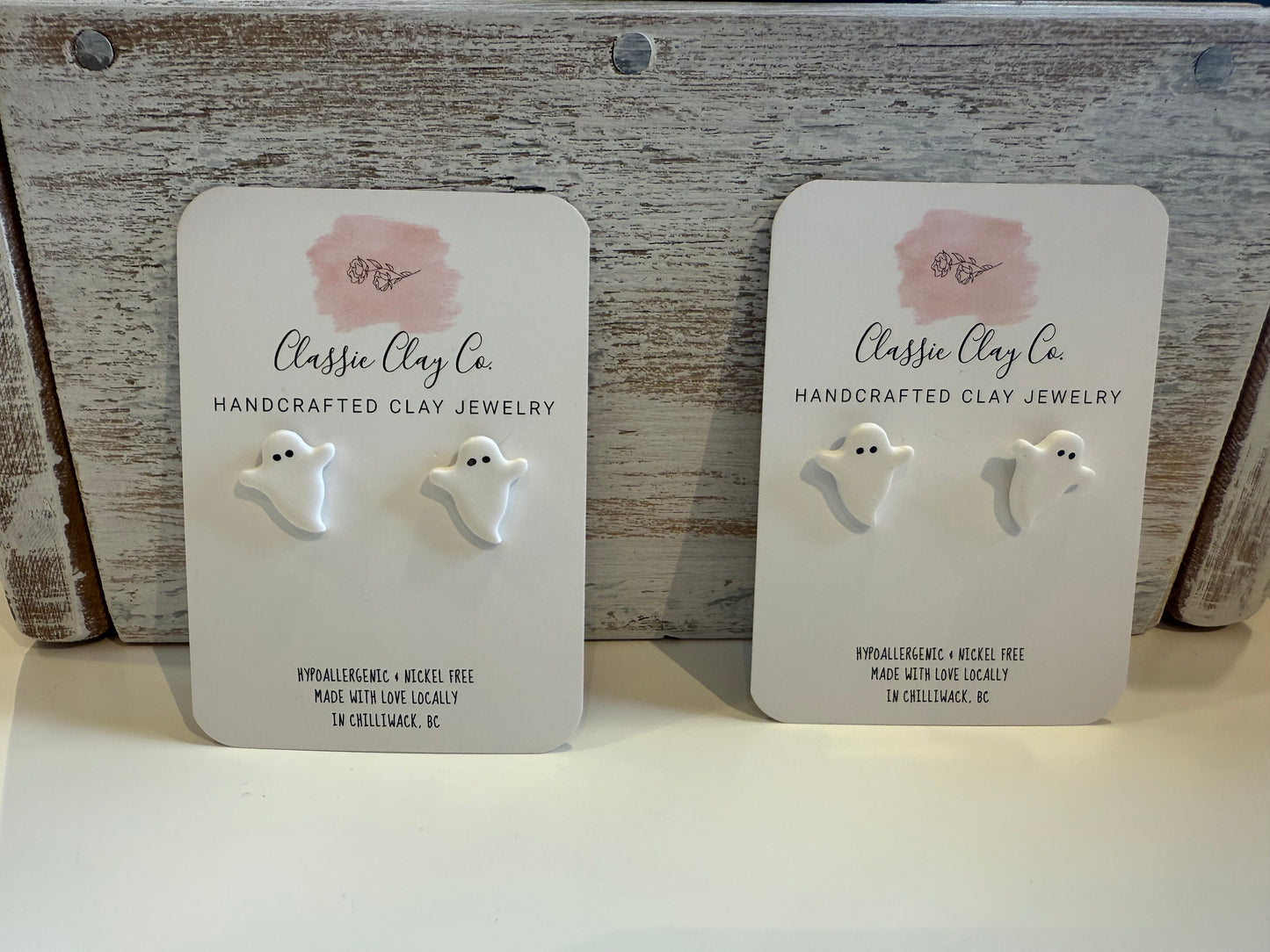 Classic Clay Co. - Ghosts Studs