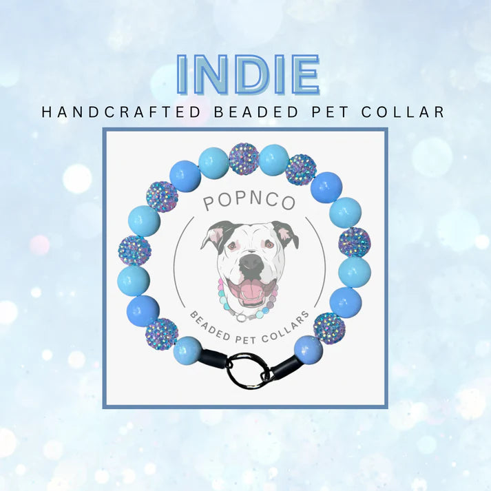 POPNCO Handcrafted Beaded Pet Collars - 17.5" Collars