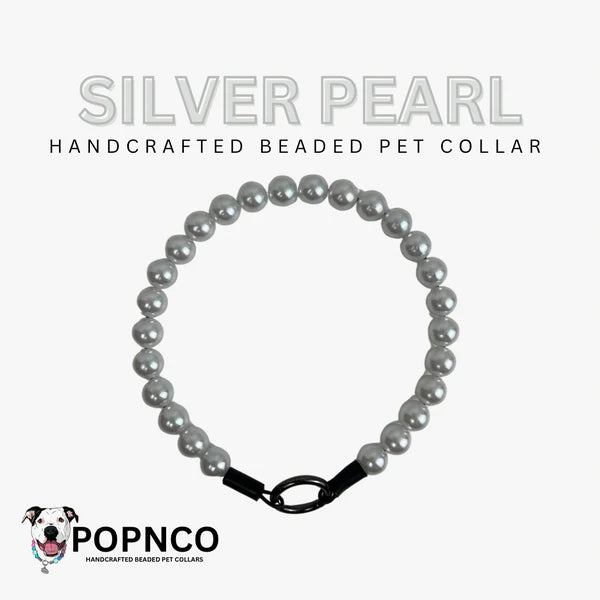 POPNCO Handcrafted Beaded Pet Collars - 16" Collars