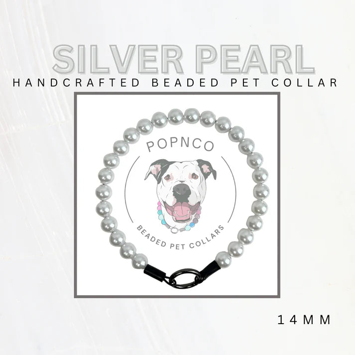 POPNCO Handcrafted Beaded Pet Collars - 16" Collars