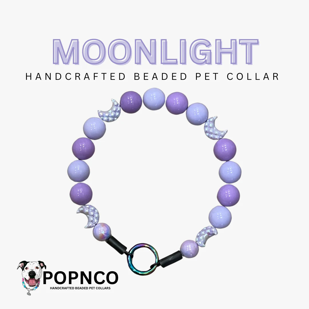 POPNCO Handcrafted Beaded Pet Collars - 11" Pet Collars