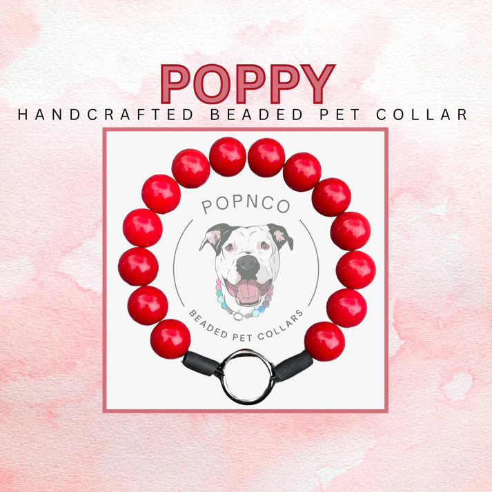 POPNCO Handcrafted Beaded Pet Collars - 16" Collars