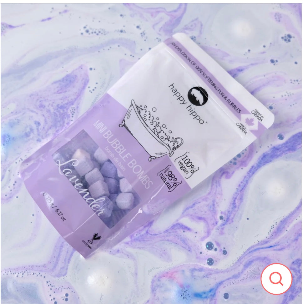 Happy Hippo - Lavender Mini Bubble Bombs