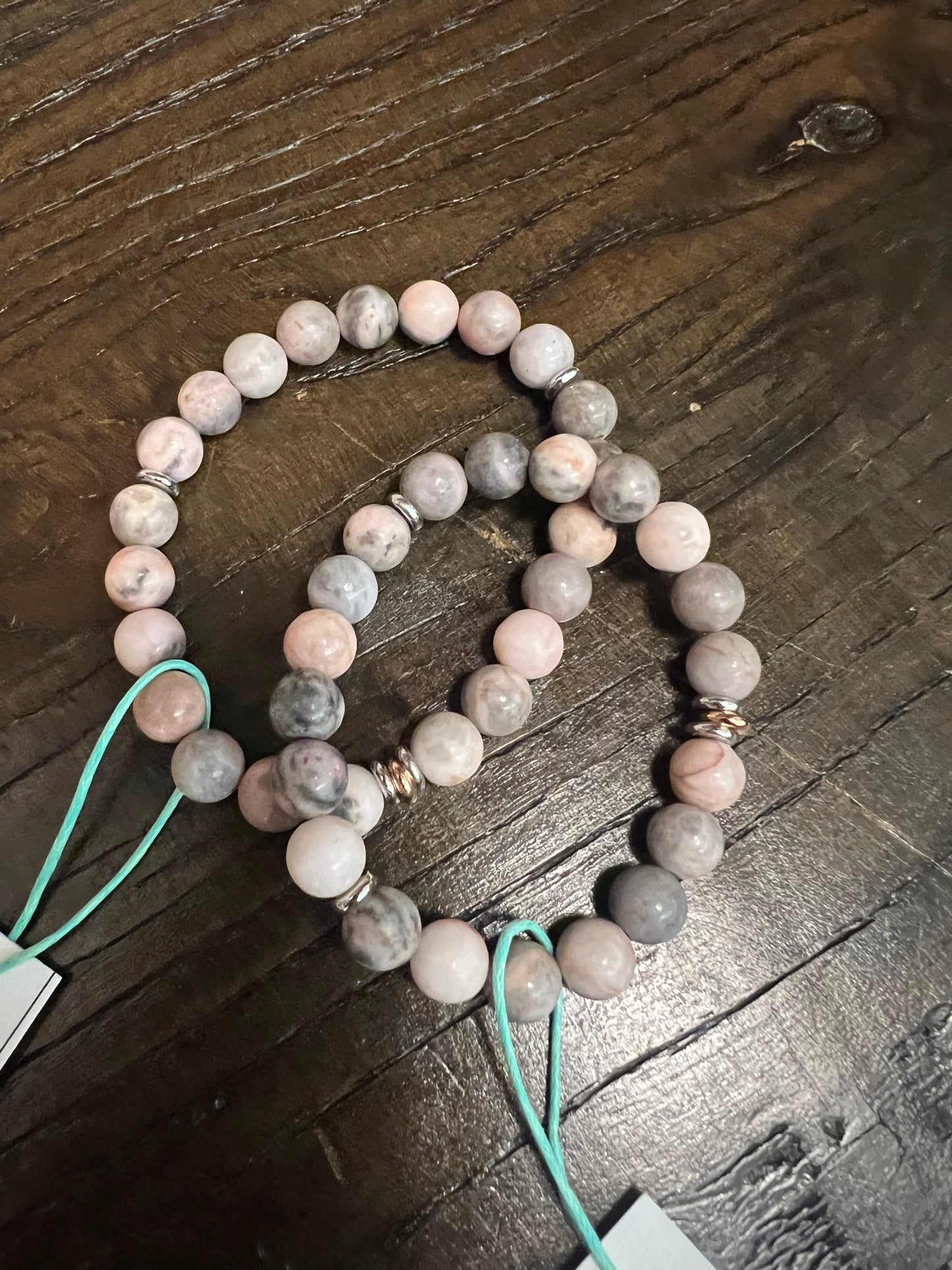 Albena Popova - Pink Zebra Jasper Bracelet