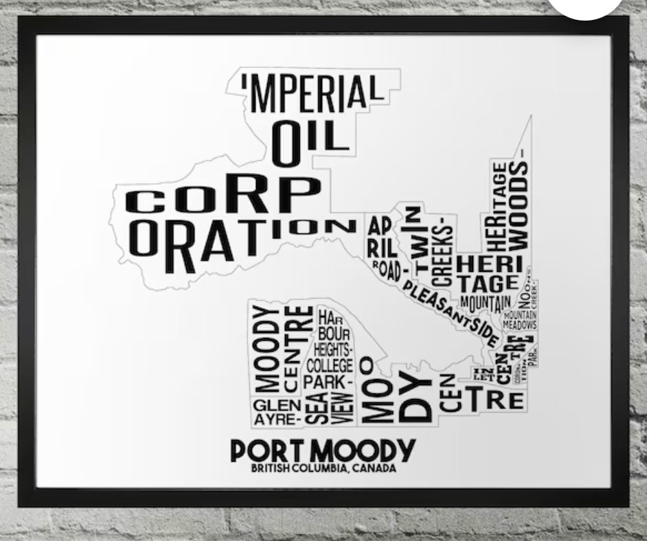Damon D Chan Map Designs - Port Moody