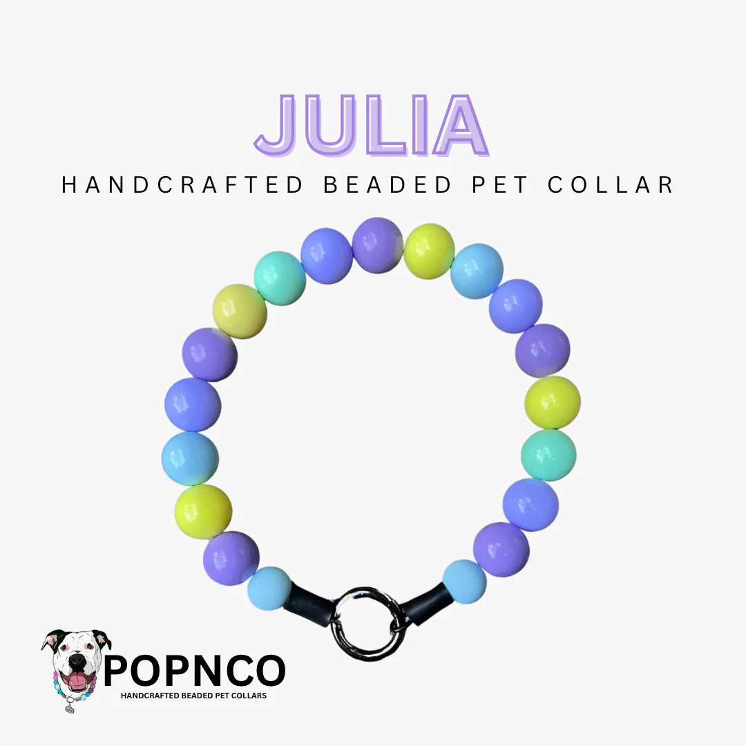 POPNCO Handcrafted Beaded Pet Collars - 14.5" Collars