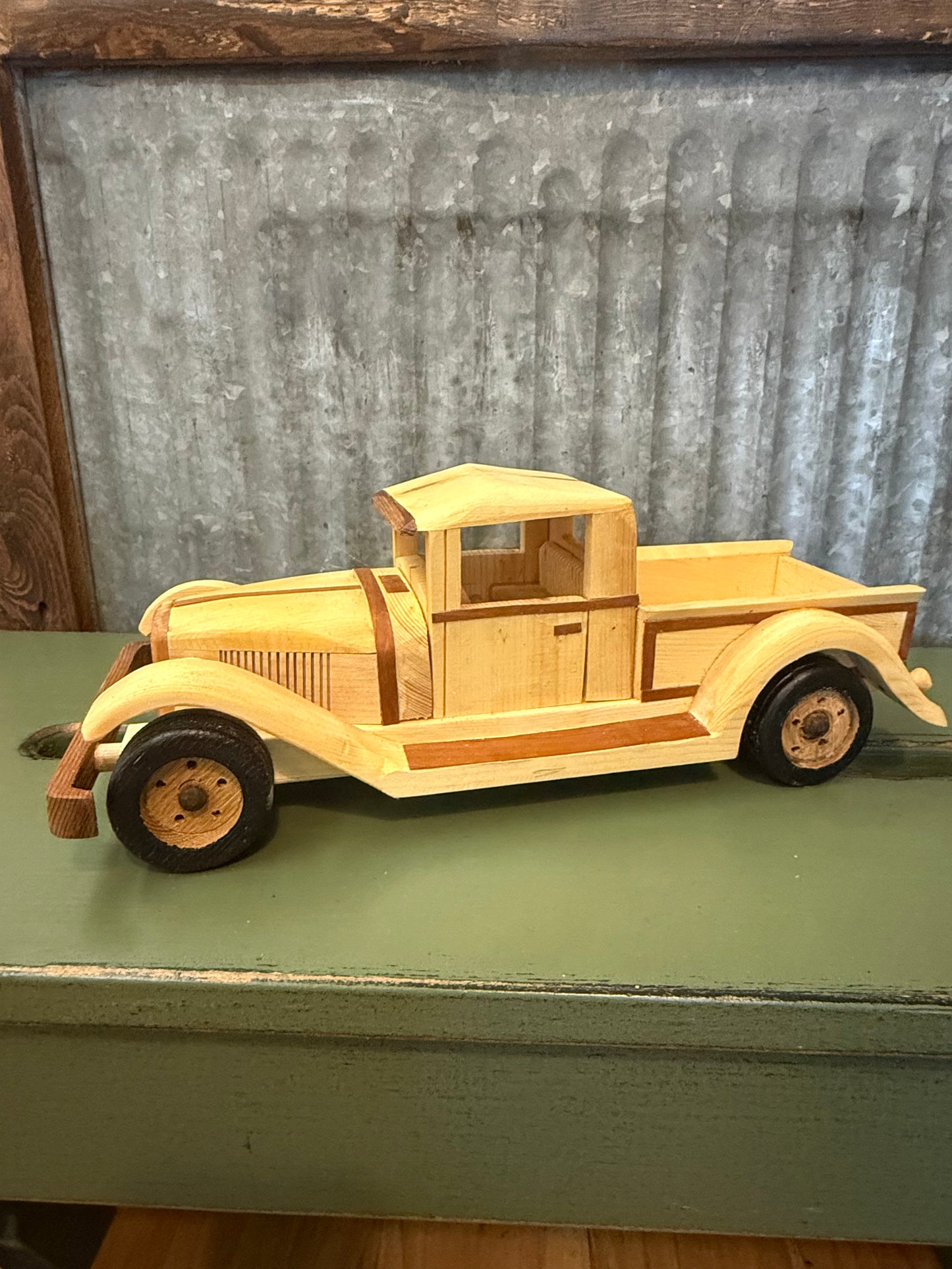 Indy Dee - Handcrafted Wooden 30’s Style Pick Up Truck