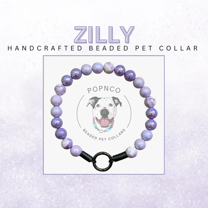 POPNCO Handcrafted Beaded Pet Collars - 14" Collars