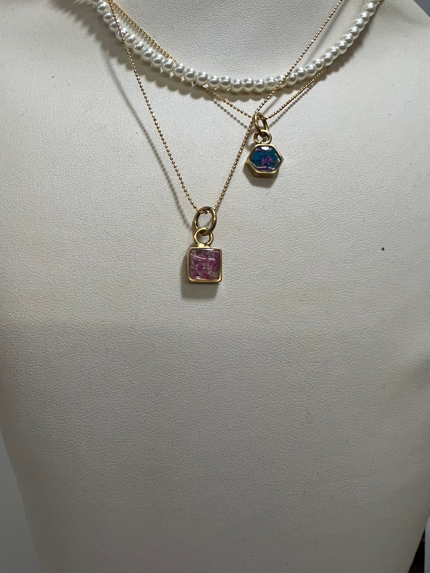 Flora and Forest - Necklace - Real Flowers