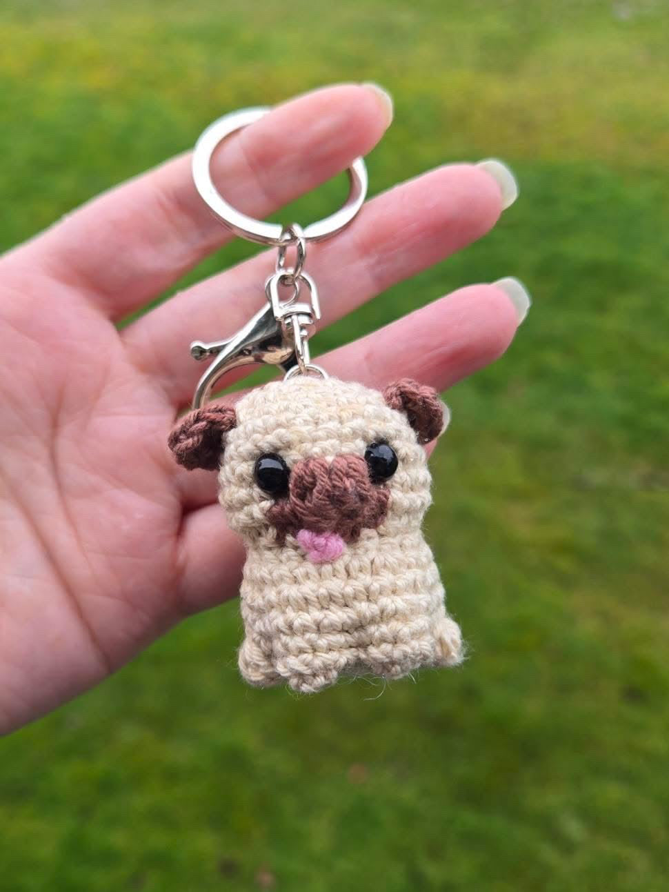 Little Potato Creations - Pug Keychain