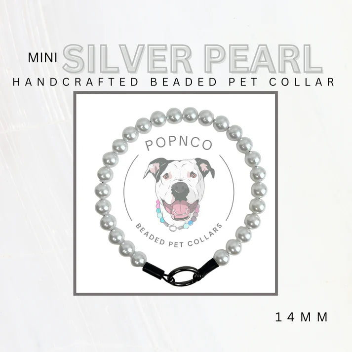 POPNCO Handcrafted Beaded Pet Collars - 12" Collars