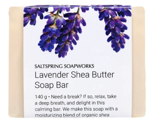 Saltspring Soapworks - Lavender Shea Butter Soap Bar