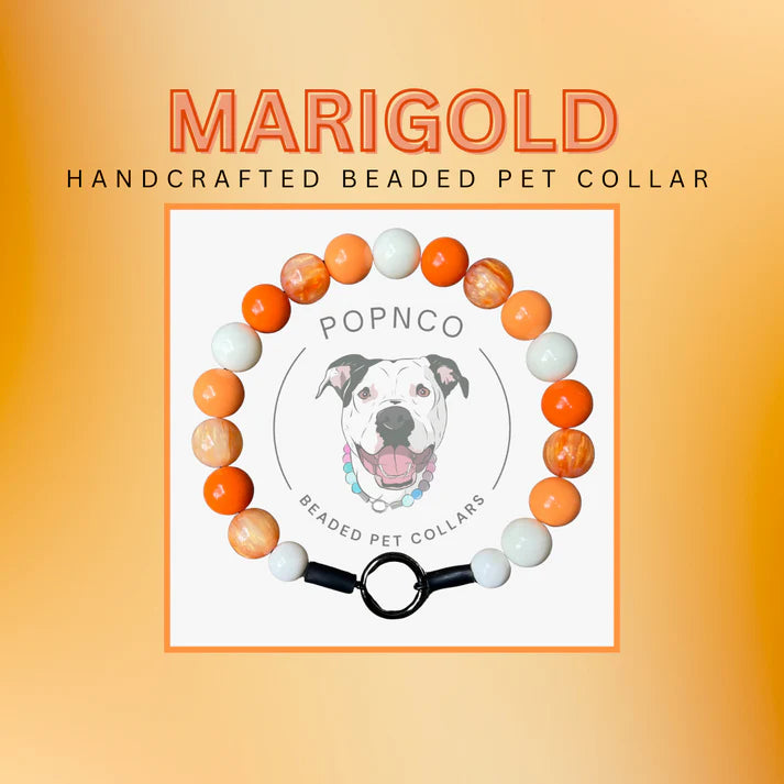 POPNCO Handcrafted Beaded Pet Collars - 18.5" Collars