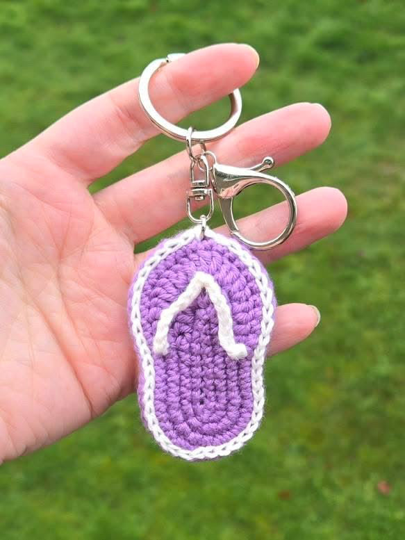 Little Potato Creations - Flip Flop Keychain
