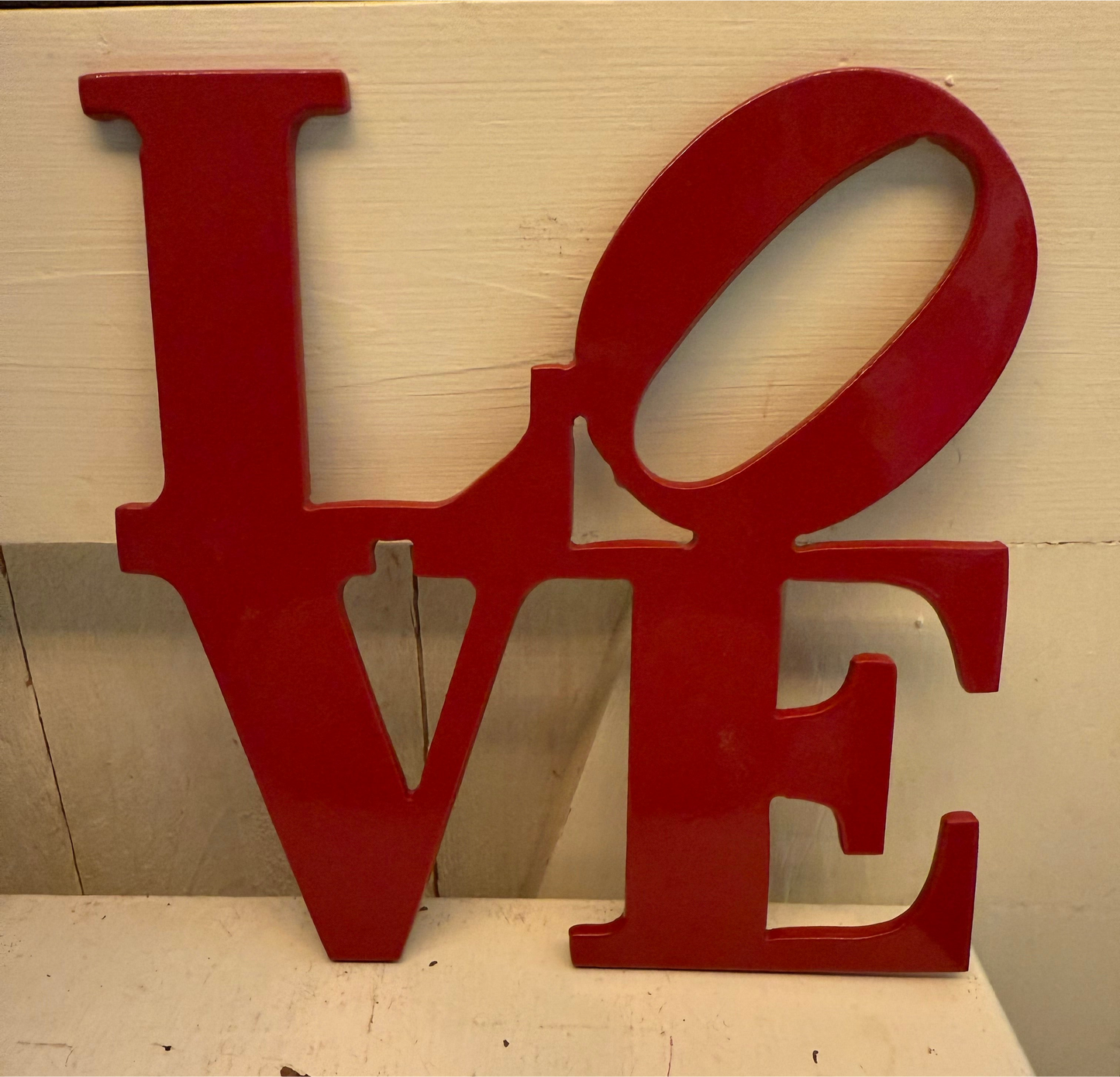 Al’s - Red Metal “Love” sign