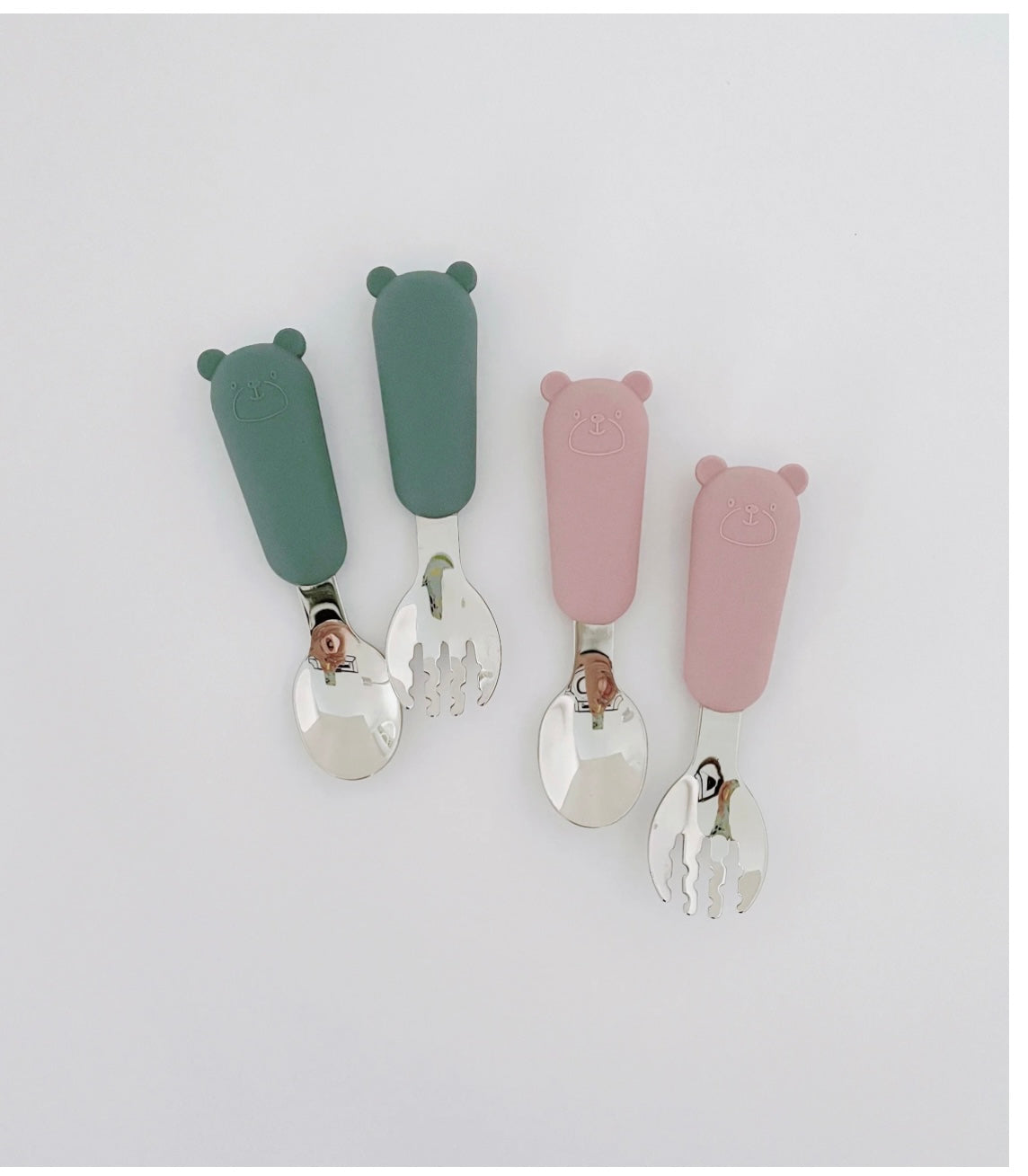 Happy Baby - Honeybear Fork and Spoon