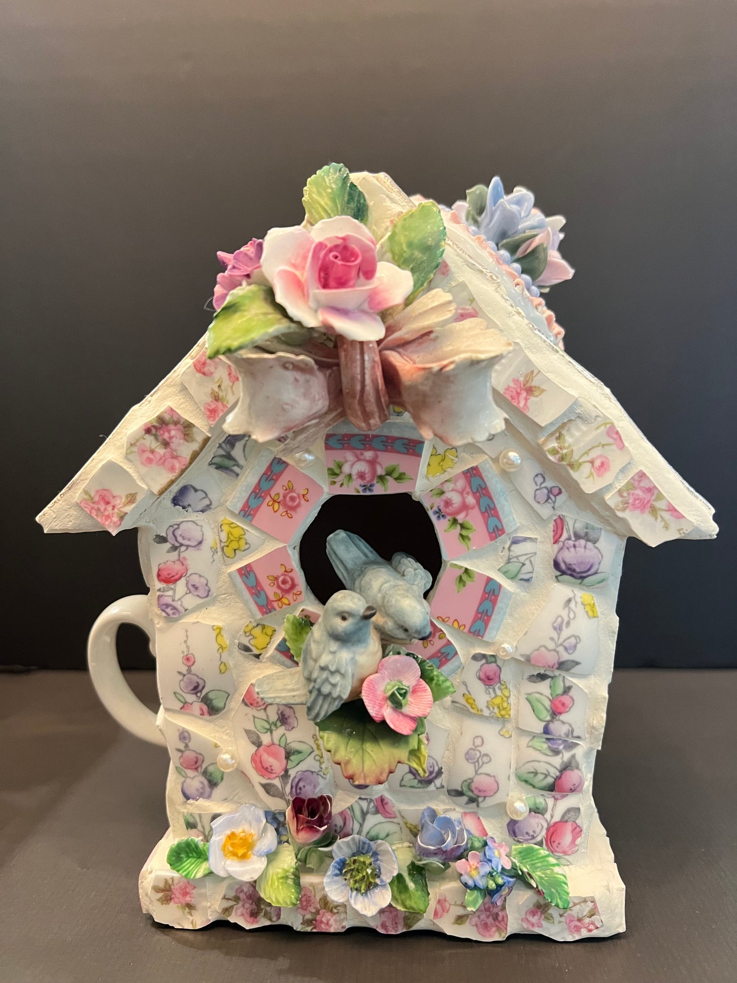 Denise Blackstock Porcelain Birdhouse
