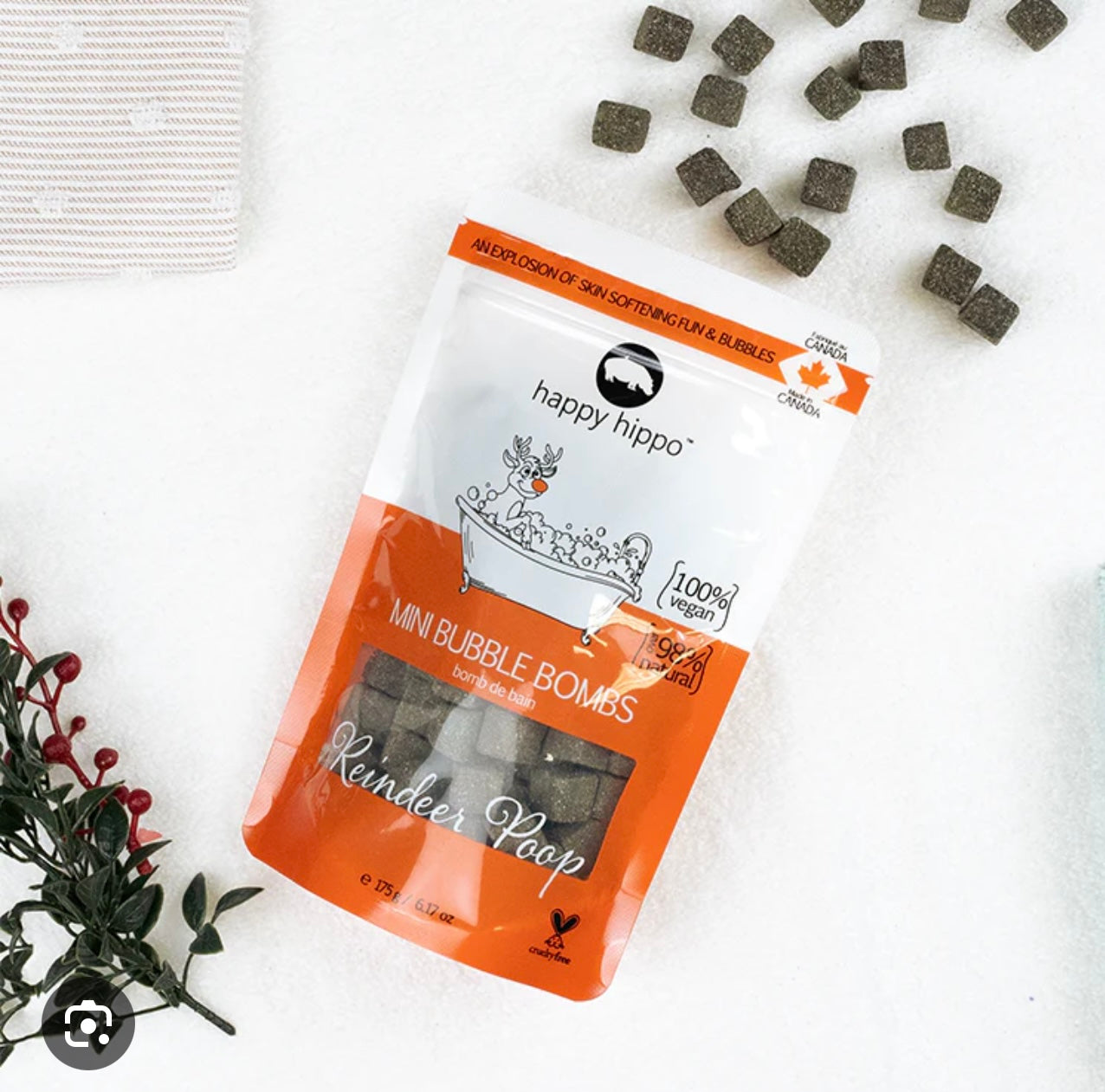 Happy Hippo - Reindeer Poop