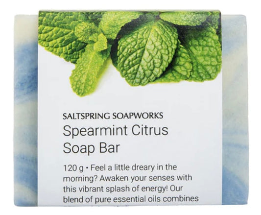 Saltspring Soapworks - Spearmint Citrus Soap Bar