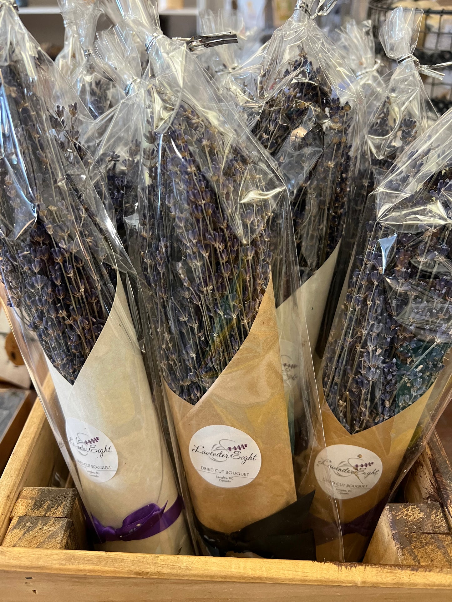 Lavender Eight - Bagged Dried Lavender Bundle
