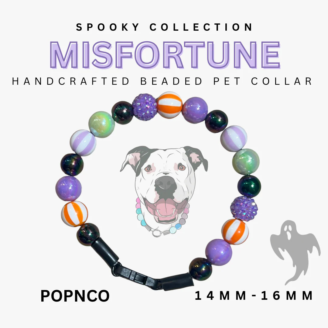 POPNCO Handcrafted Beaded Pet Collars - 16.75 Collars