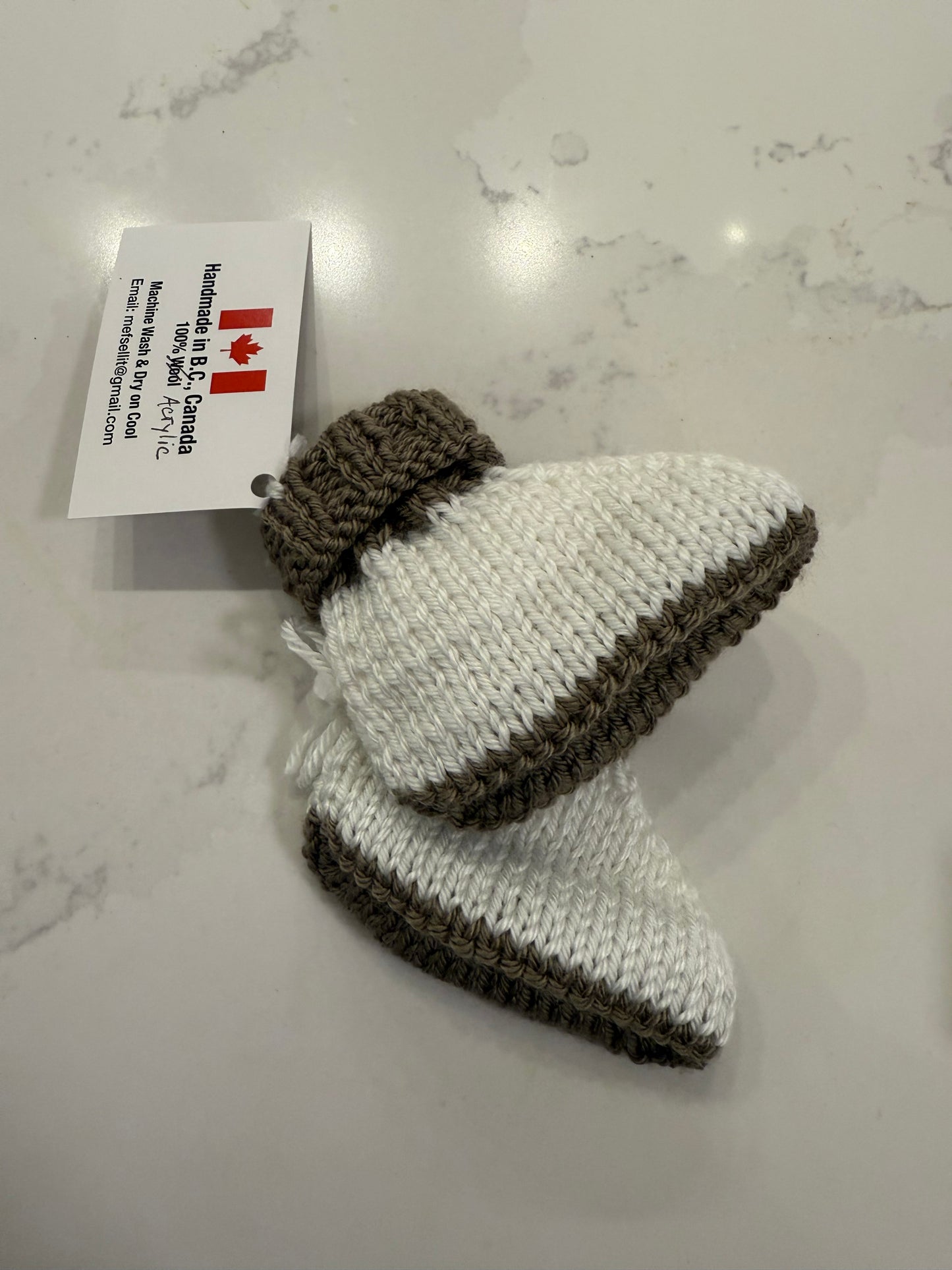 Knit From The Heart - Hand Knitted Boots 3 - 6 months