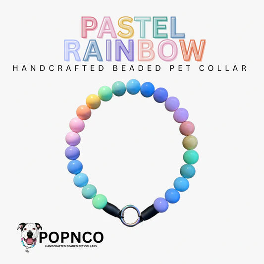 POPNCO Handcrafted Beaded Pet Collars - 16" Collars