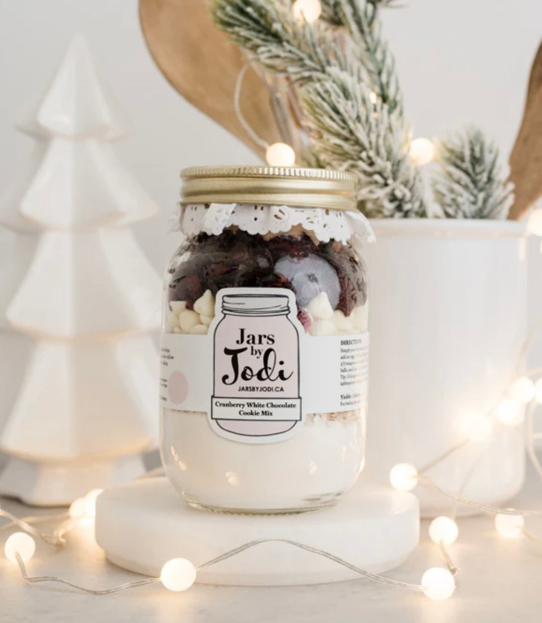 Jars by Jodi - Cranberry White Chocolate Cookie Mix