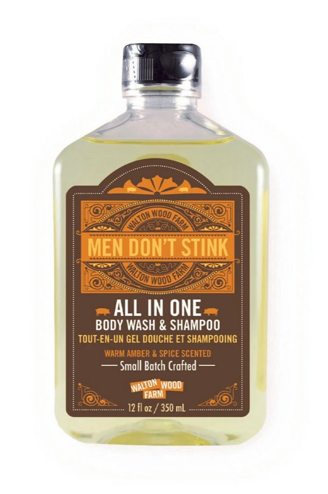 Walton Wood Farm - Men Don’t Stink Body Wash and Shampoo