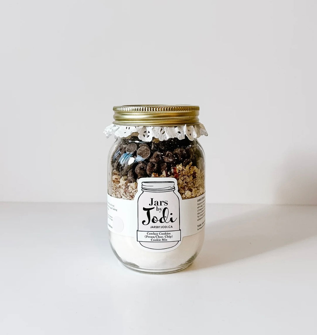Jars by Jodi - Cowboy Cookie (Pecan/Choc. Chip) Cookie Mix
