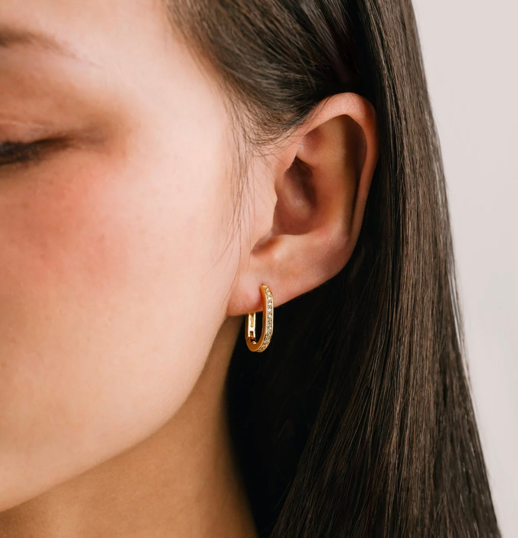 Lover’s Tempo - Solana Paperclip Earrings