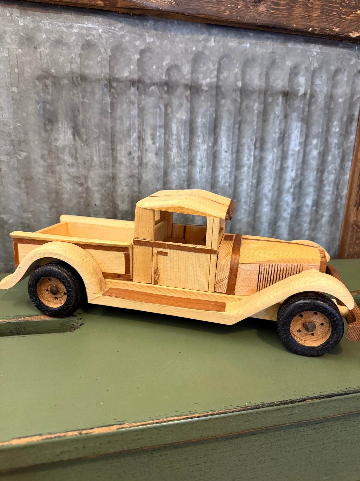 Indy Dee - Handcrafted Wooden 30’s Style Pick Up Truck