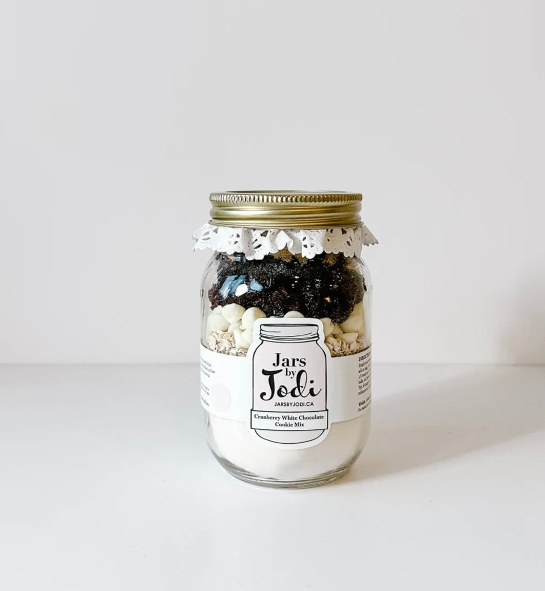 Jars by Jodi - Cranberry White Chocolate Cookie Mix