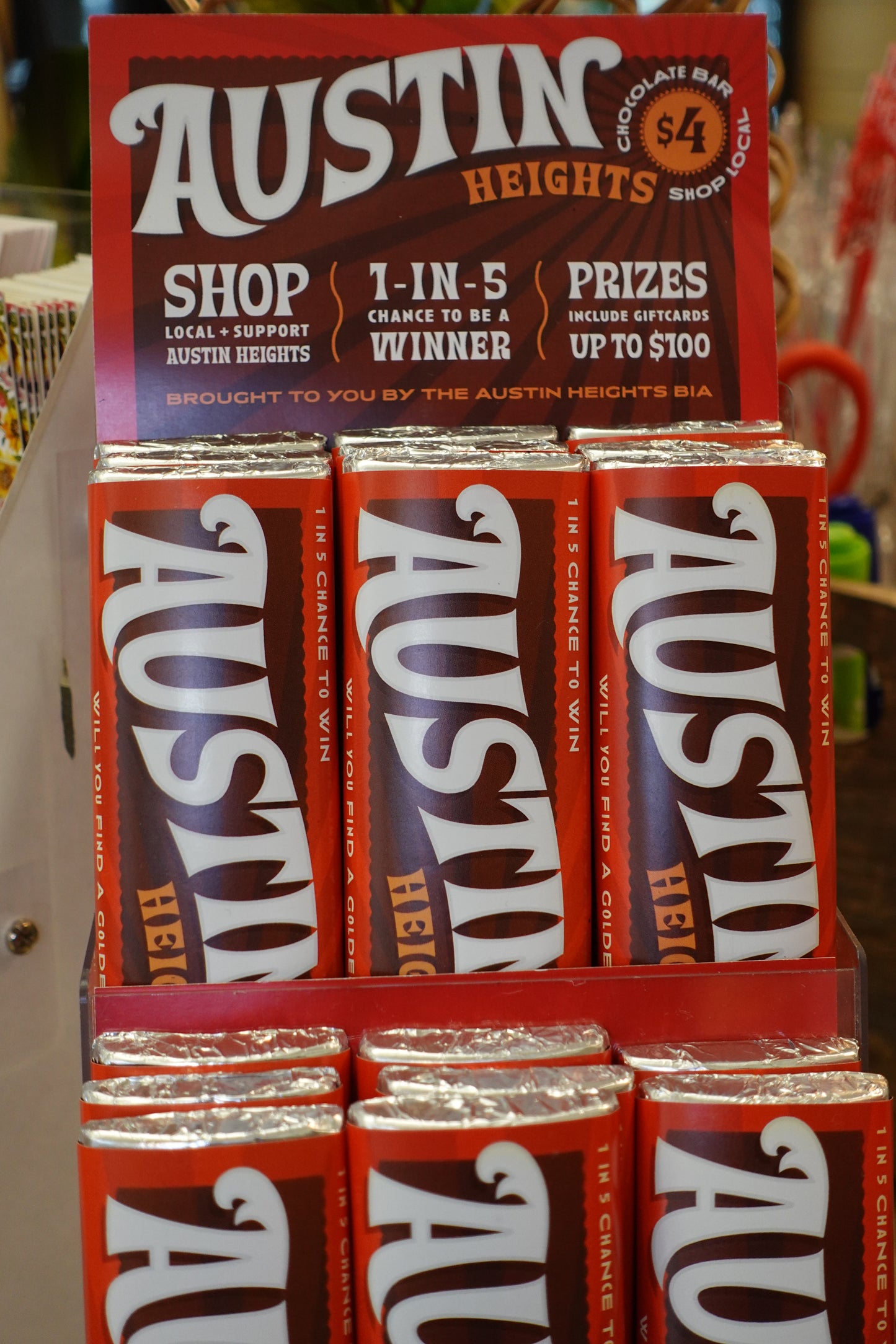Austin Heights - Golden Ticket Chocolate Bar