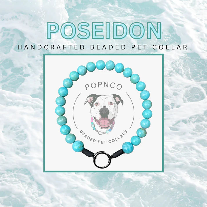 POPNCO Handcrafted Beaded Pet Collars - 14.5" Collars
