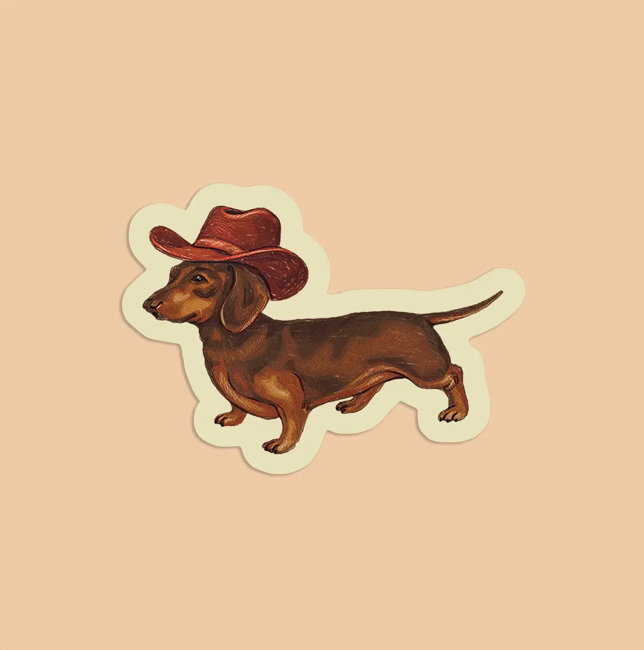 Artbaby & Co. - Western Dachshund Sticker