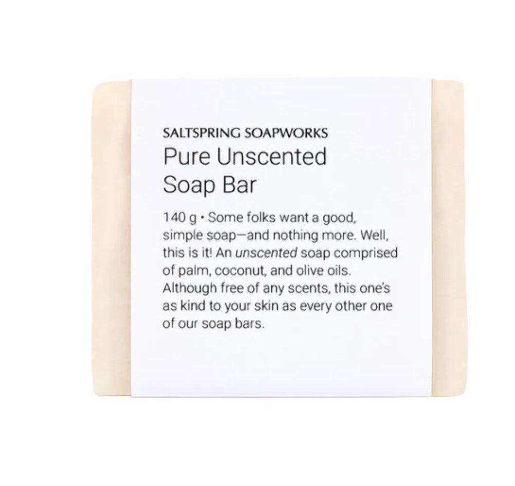 Saltspring Soapworks - Pure Unscented Soap