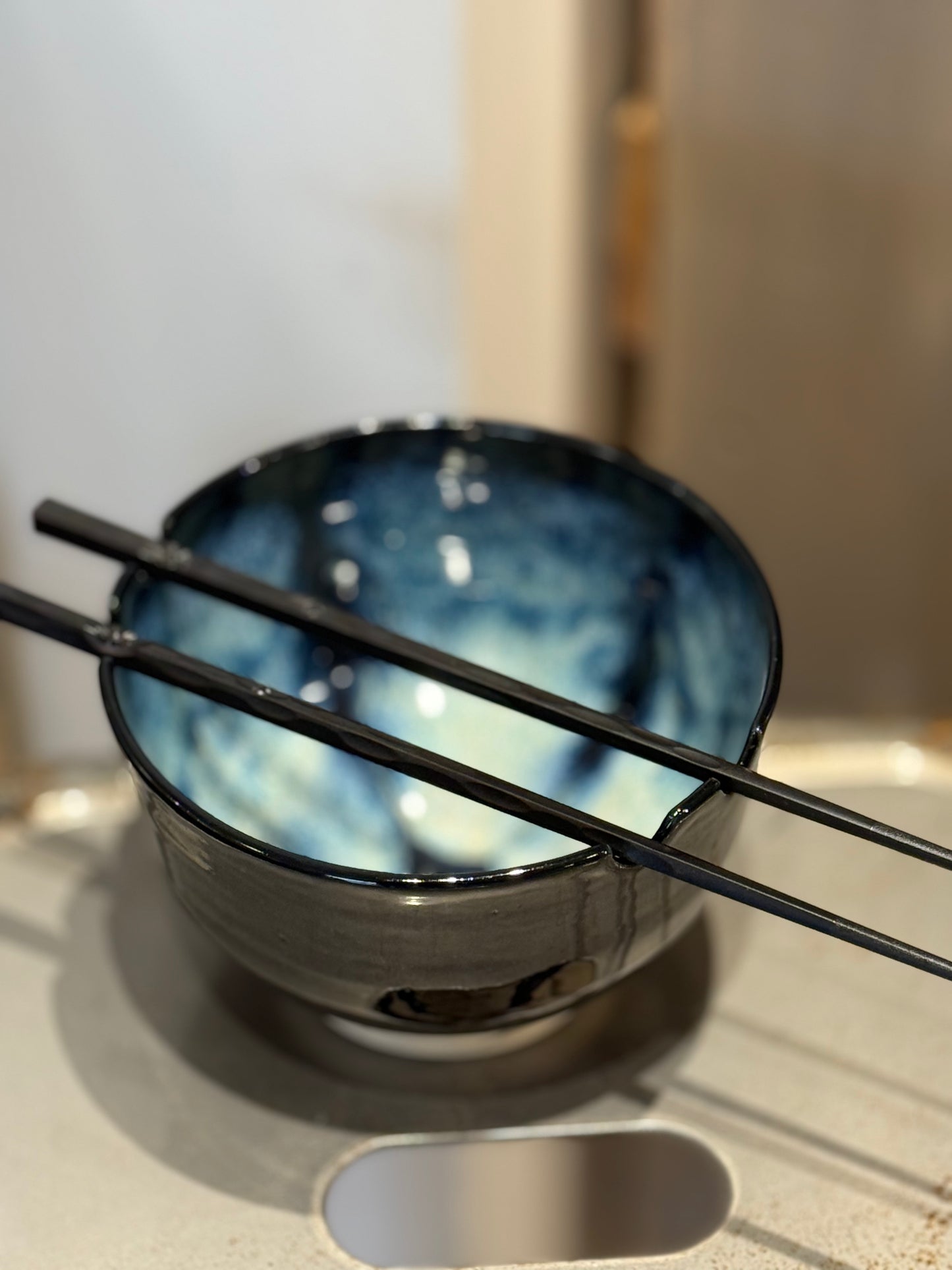 CM Pottery - Midnight Blue Ramen Bowl