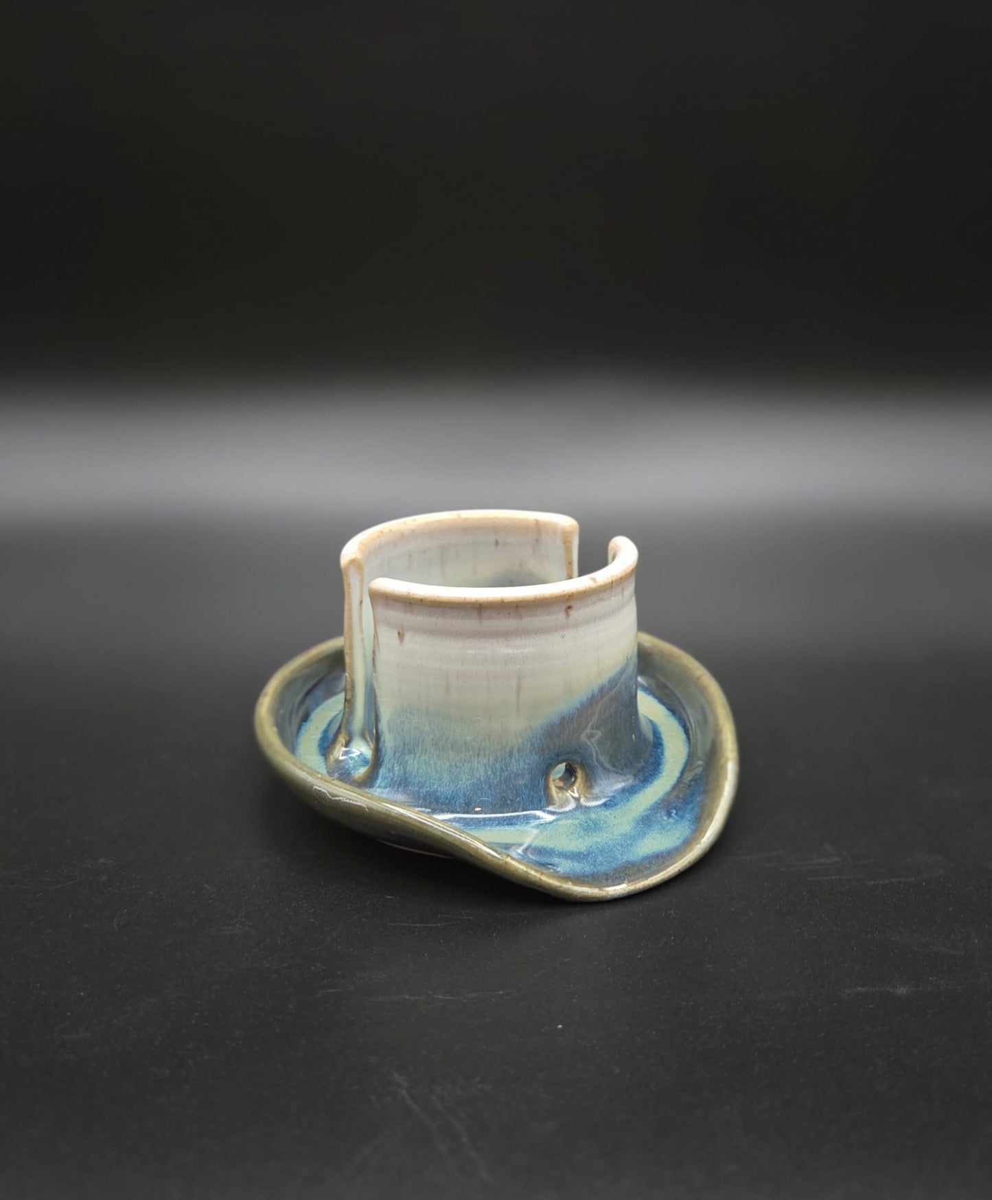 CM Pottery - Skipping Stone sponge holder
