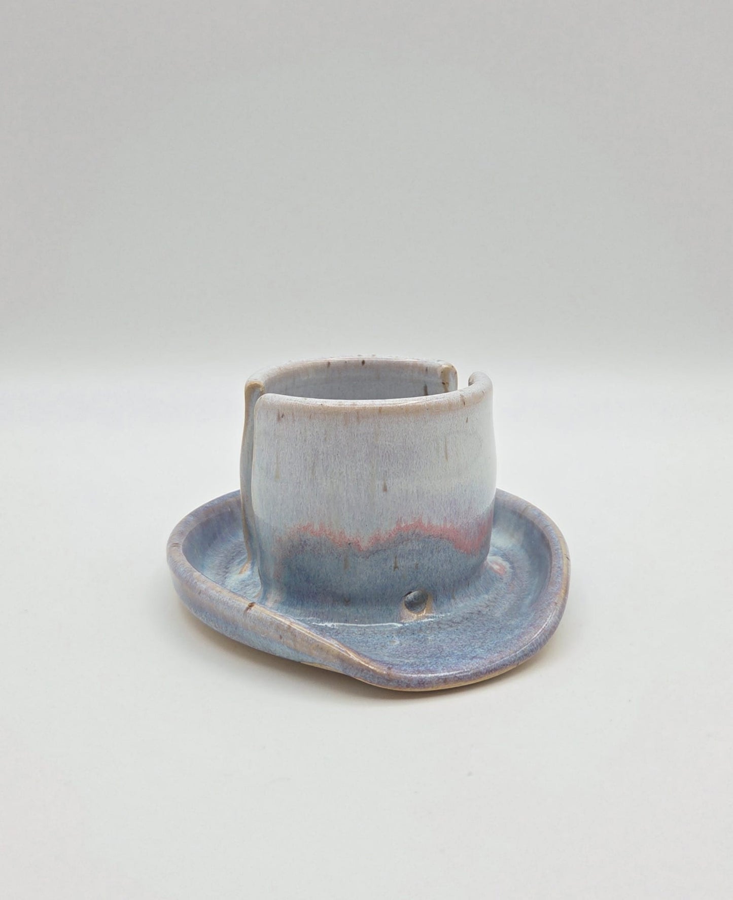 CM Pottery - Cotton Candy sponge holder