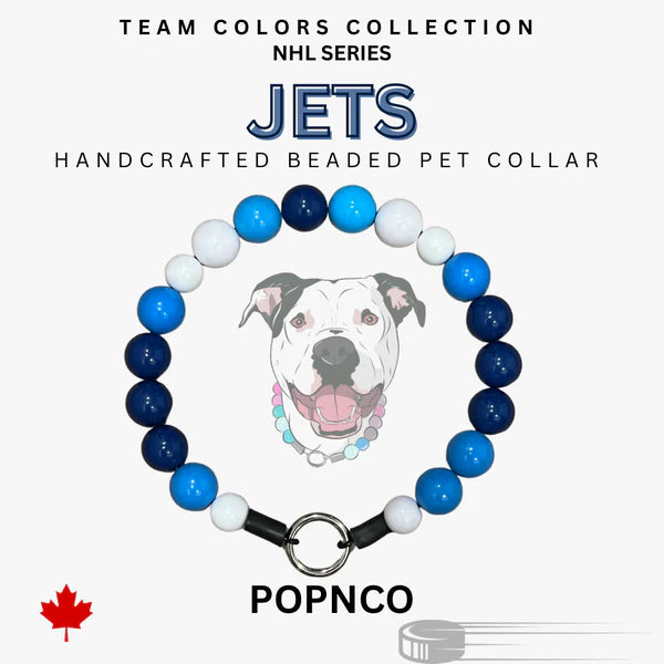 POPNCO Handcrafted Beaded Pet Collars - 16" Collars