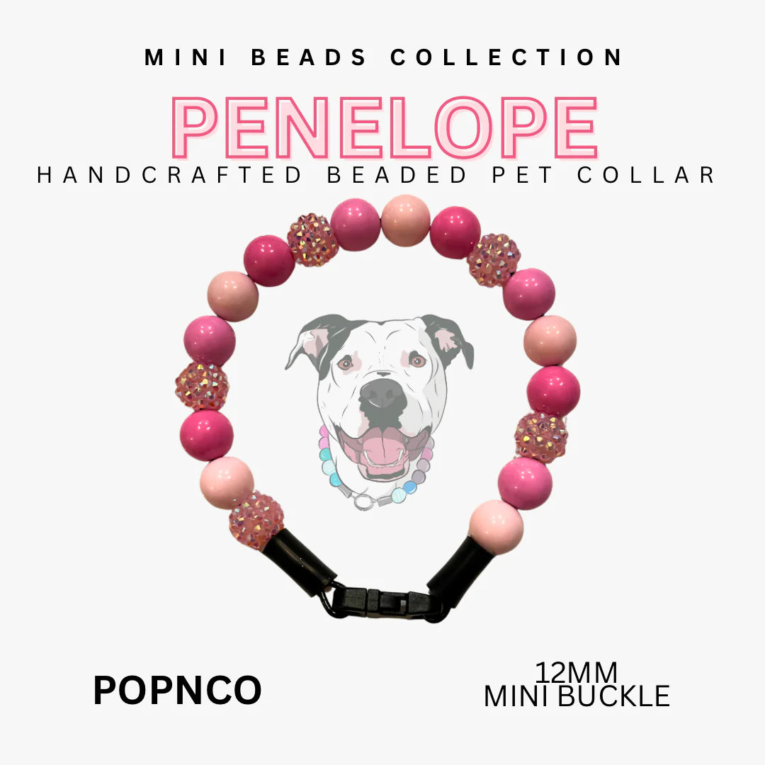 POPNCO Handcrafted Beaded Pet Collars - 10" Pet Collars
