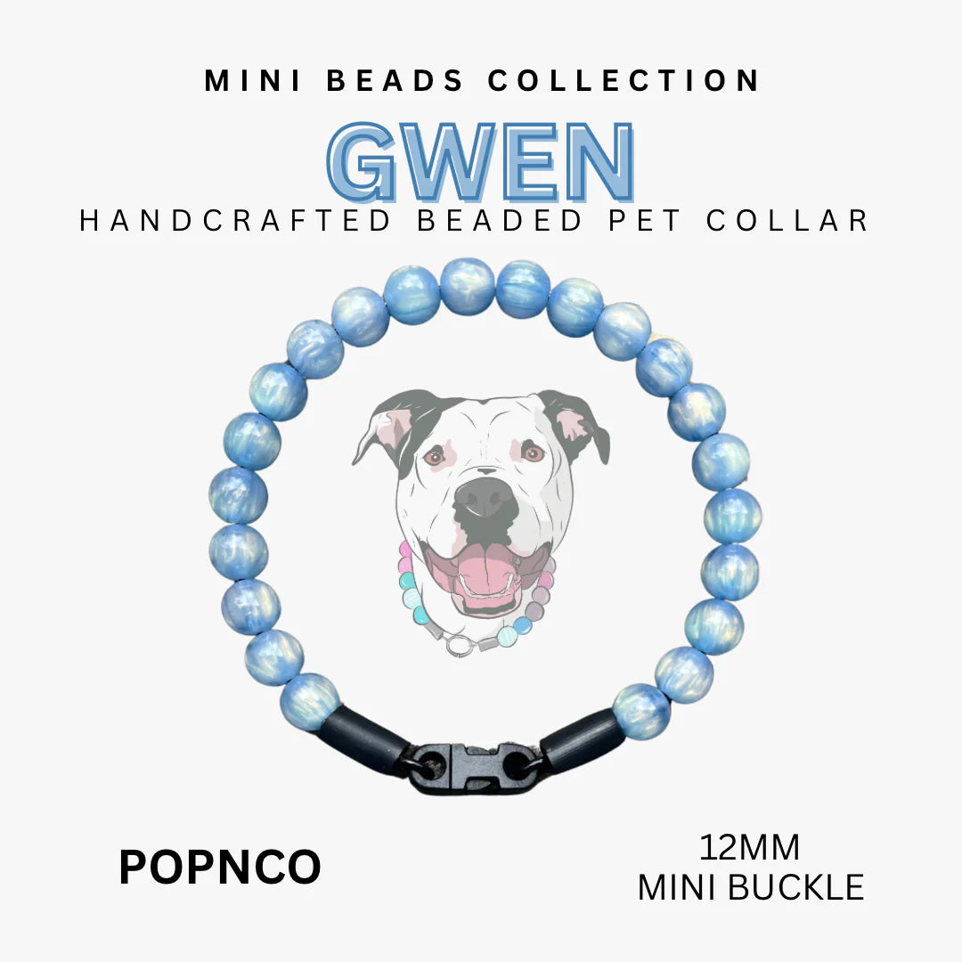 POPNCO Handcrafted Beaded Pet Collars - 10.5" Pet Collars