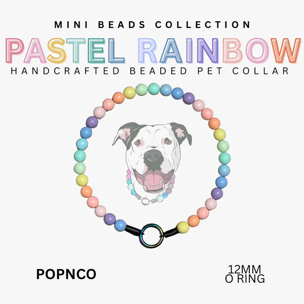 POPNCO Handcrafted Beaded Pet Collar - 12.5" Collars