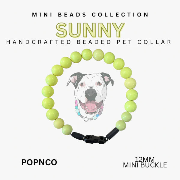 POPNCO Handcrafted Beaded Pet Collars - 10.5" Pet Collars