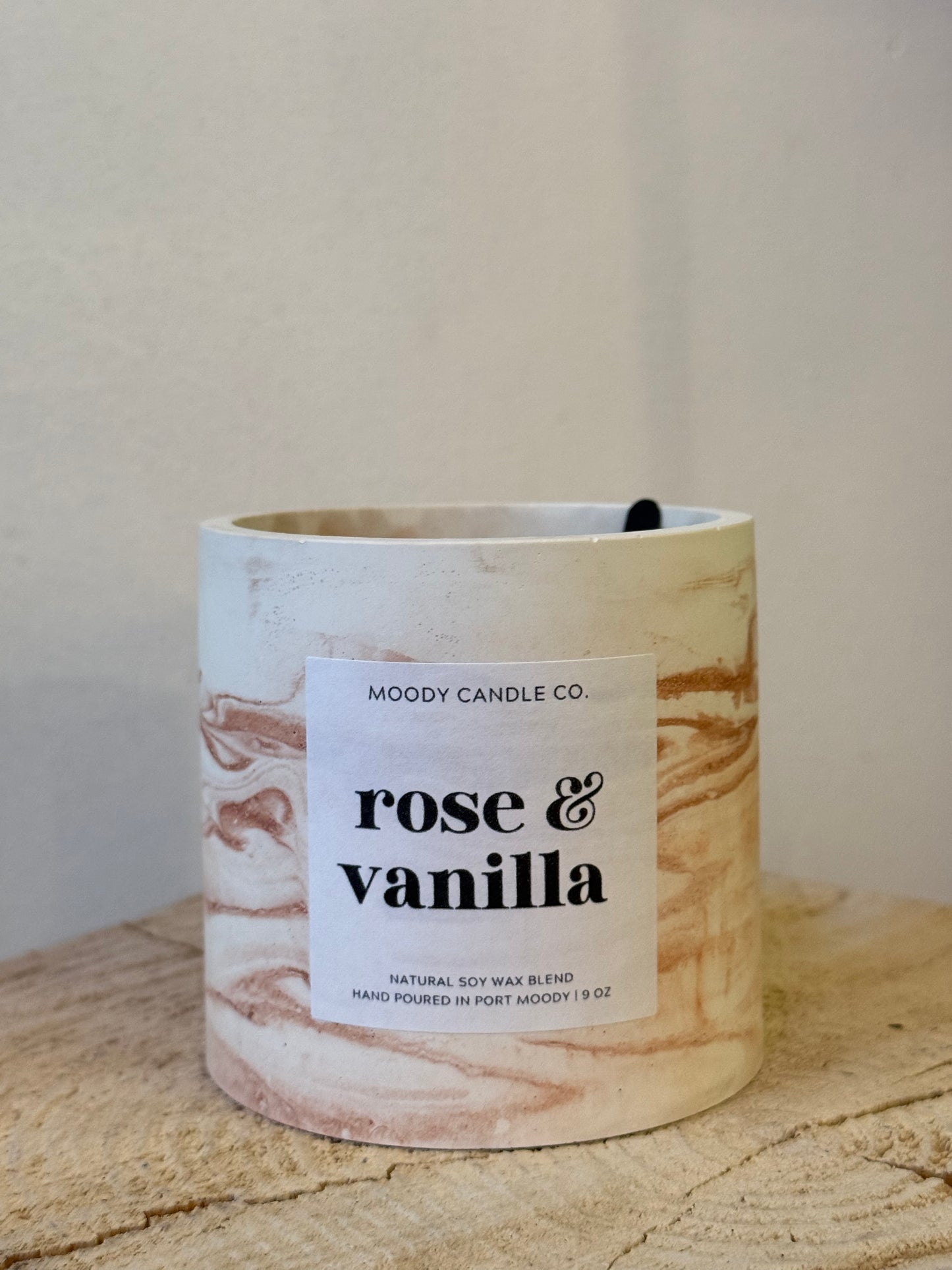 Moody Candle Co. - Rose & Vanilla