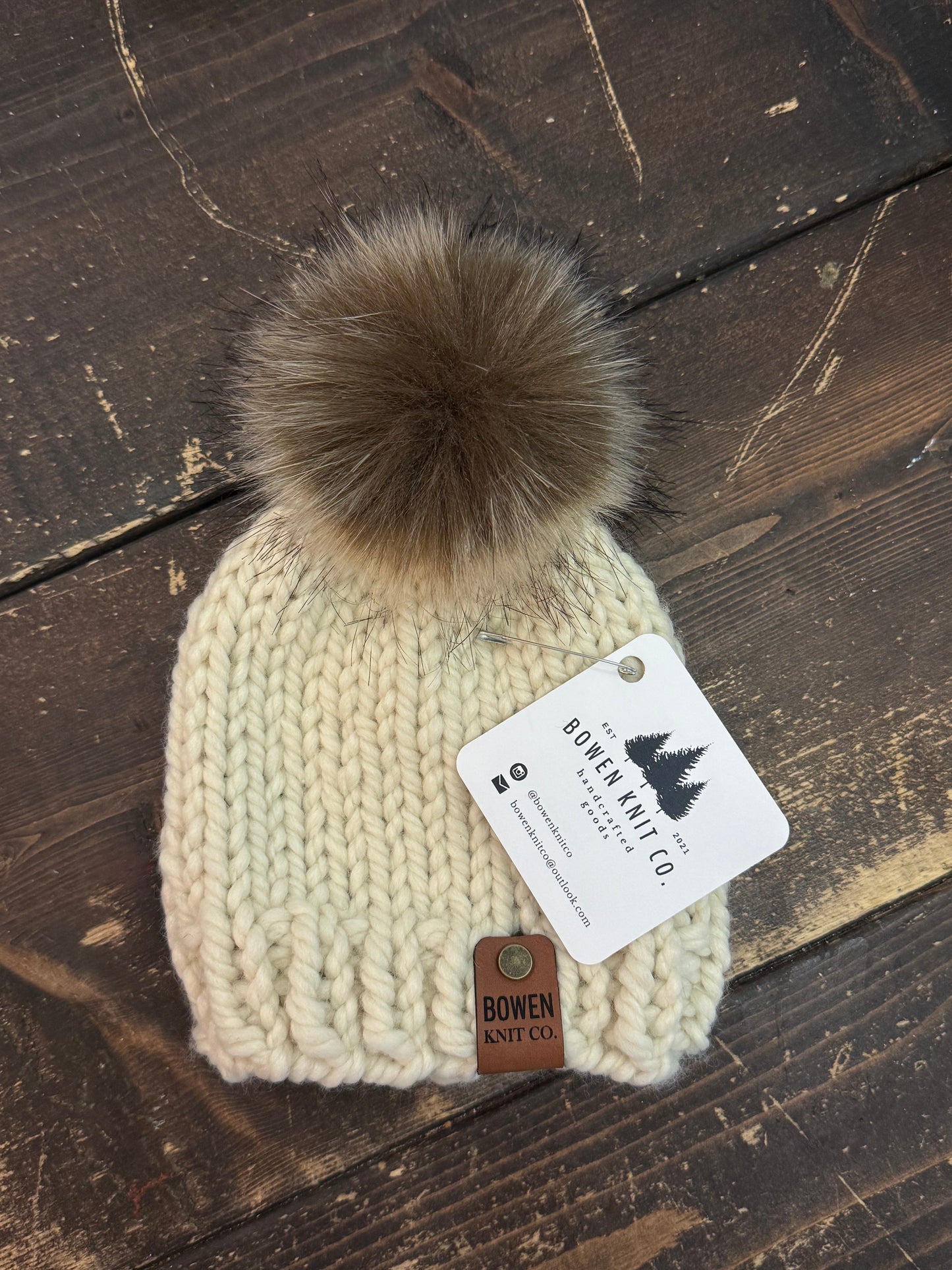 Bowen Knit Co. - Classic Toque Cream